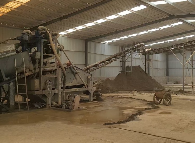 100TPH Sand Production at a Rod Grinding Machine Site