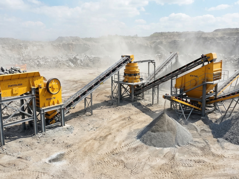 80-100 tph Stone Crusher Plant