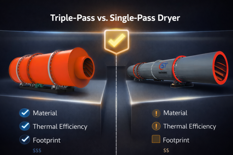 Single Drum Dryer vs Three Cylinder Sand Dryer: Which One Is Better?