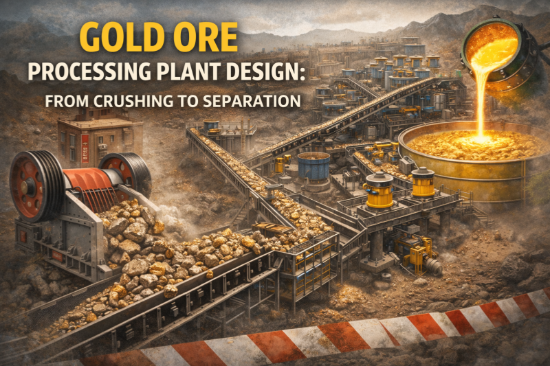Gold Ore Processing Plant Design: From Crushing to Separation Title